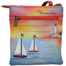 Load image into Gallery viewer, Anuschka Guiding Light Triple Comp Travel Organizer
