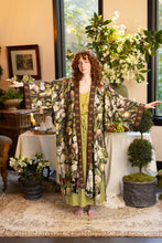 Load image into Gallery viewer, Market of Stars Fleur De Lune Opera Duster Kimono Robe w/ Florals &amp; Bees

