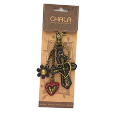 Load image into Gallery viewer, Chala Metal Charming Keychain Cross
