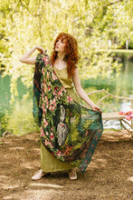 Load image into Gallery viewer, Market of Stars The Daydreamer Scarf with Sleeping Beauty, Roses &amp; Rabbits

