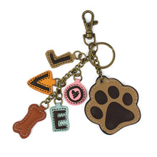 Load image into Gallery viewer, Chala Charming Charms Keychain Paw+LOVE
