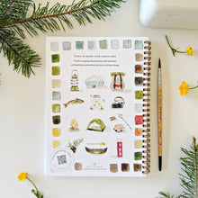 Load image into Gallery viewer, Emily Lex Studio Camping watercolor workbook
