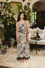 Load image into Gallery viewer, Market of Stars Honey &amp; The Moon Bohéme Maxi Slip Dress w/ Florals &amp; Bees

