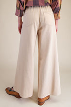 Load image into Gallery viewer, Easel Wide Leg Washed Denim Palazzo Pant
