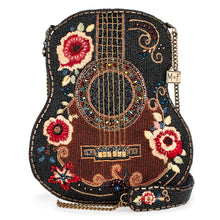 Load image into Gallery viewer, Mary Frances Classical Vibe Beaded Guitar Crossbody Handbag
