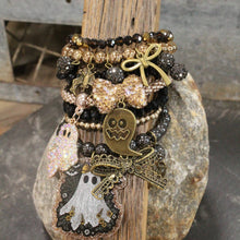 Load image into Gallery viewer, The Primitive Peddler Ghostly BOO Charm'd Bracelet Set
