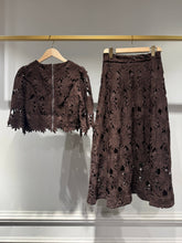 Load image into Gallery viewer, CHOKLATE PARIS Chloé set guipure top &amp; skirt
