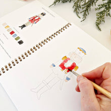 Load image into Gallery viewer, Emily Lex Studio Nutcracker watercolor workbook
