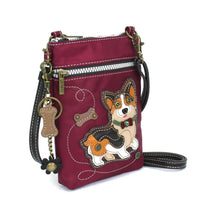 Load image into Gallery viewer, Chala CV Venture Cellphone Xbody Cardigan Corgi

