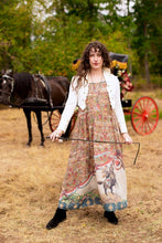 Load image into Gallery viewer, Market of Stars Love Revolution Bohéme Slip Dress w/ Sun, Horse &amp; Florals
