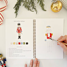 Load image into Gallery viewer, Emily Lex Studio Nutcracker watercolor workbook

