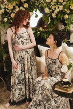 Load image into Gallery viewer, Market of Stars Honey &amp; The Moon Bohéme Maxi Slip Dress w/ Florals &amp; Bees
