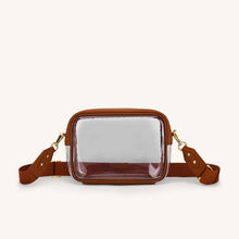 Load image into Gallery viewer, Myra Bag Mira &amp; Moss Cleo Clear Bag Tan
