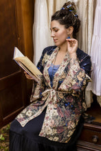 Load image into Gallery viewer, Market of Stars Lionheart Matinée Duster w/ florals &amp; Narnia inspired print
