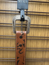 Load image into Gallery viewer, Myra Fandful Tool Leather Belt
