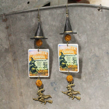 Load image into Gallery viewer, The Primitive Peddler Spooktacular Fun Halloween Dangle Earrings
