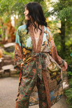 Load image into Gallery viewer, Market of Stars Secret Garden Opera Duster Kimono Robe w/ Swan, Fan
