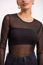 Load image into Gallery viewer, Choklate Paris Stretch Mesh Top

