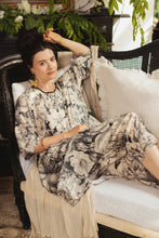 Load image into Gallery viewer, Market of Stars Honey &amp; The Moon Linen Crop Artist Pant w/ Boho Floral Print
