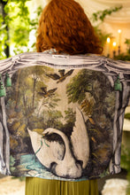 Load image into Gallery viewer, Market of Stars Theatre of Dreams Pixie Duster Cropped Kimono w/ Swan
