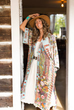 Load image into Gallery viewer, Market of Stars Love Language Opera Duster Kimono Robe w/ Faith, Hope
