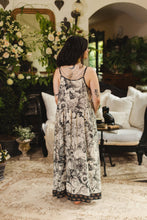 Load image into Gallery viewer, Market of Stars Honey &amp; The Moon Bohéme Maxi Slip Dress w/ Florals &amp; Bees
