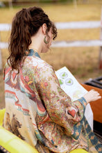 Load image into Gallery viewer, Market of Stars Love Revolution Opera Duster Kimono Robe w/ horse &amp; florals
