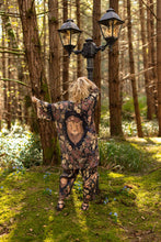 Load image into Gallery viewer, Market of Stars Lionheart Matinée Duster w/ florals &amp; Narnia inspired print
