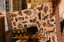 Load image into Gallery viewer, Market of Stars Curiosities Pixie Duster Crop Kimono w/ whimsical print
