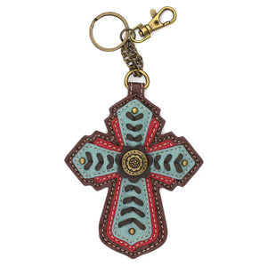 Chala Key Fob Chevron Cross