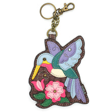 Load image into Gallery viewer, Chala Coin Purse/Key Fob Hummingbird
