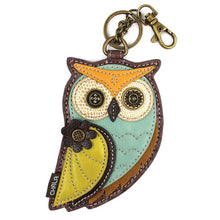 Load image into Gallery viewer, Chala Coin Purse/Key Fob Owl A
