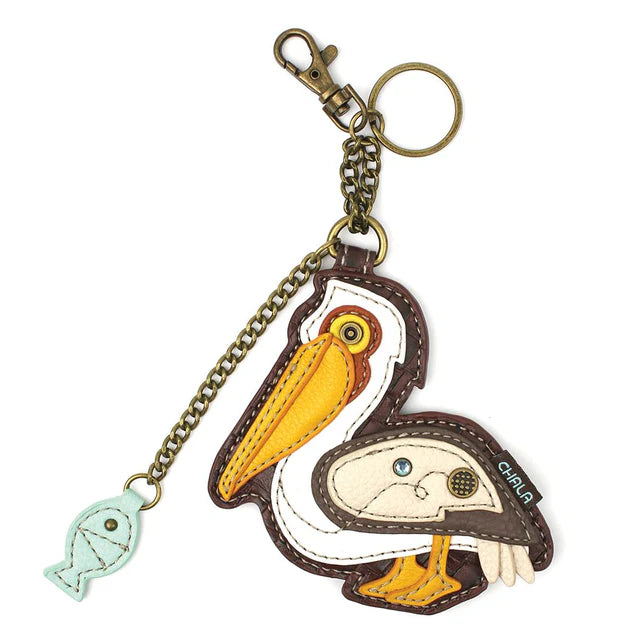 Chala Coin Purse/Key Fob Pelican