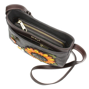 Chala Crescent Crossbody Sunflower Ink