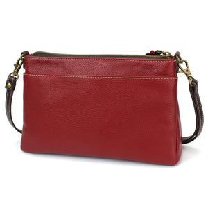 Chala Deluxe Crossbody Bus Burgundy