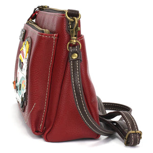 Chala Deluxe Crossbody Bus Burgundy