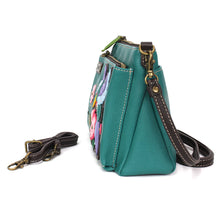 Load image into Gallery viewer, Chala Deluxe Crossbody Hummingbird/Turquoise.
