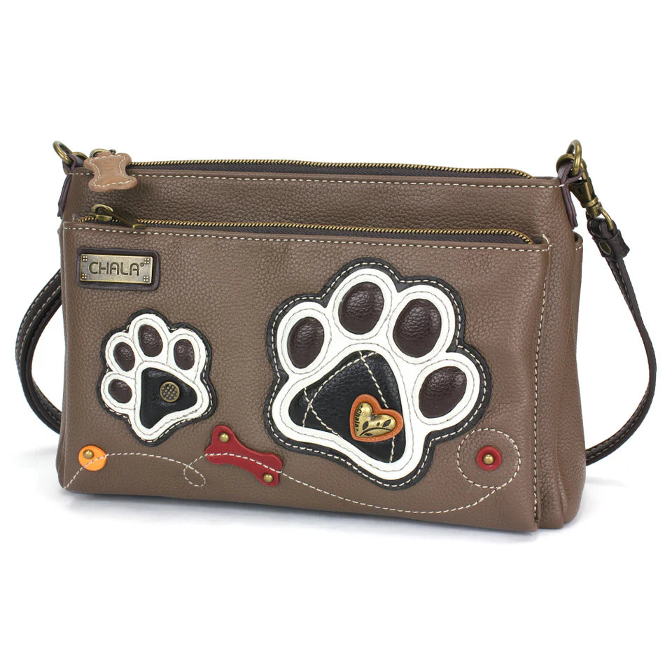 Chala Deluxe Crossbody Pawprint