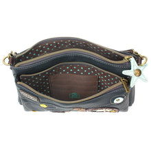 Load image into Gallery viewer, Chala Deluxe Crossbody Two Turtles Navy
