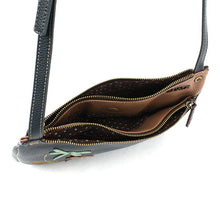 Load image into Gallery viewer, Chala Criss Crossbody Dragonfly Navy
