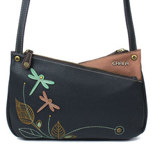 Load image into Gallery viewer, Chala Criss Crossbody Dragonfly Navy
