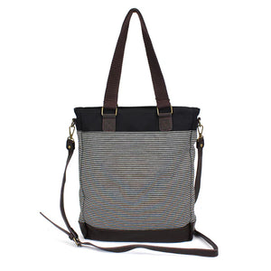 Chala Work Tote Fat Cat Black Stripe