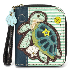 Chala Zip Around Wallet Turtle A