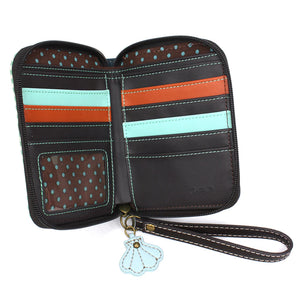 Chala Zip Around Wallet Turtle A