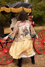 Load image into Gallery viewer, Market of Stars Love Revolution Pixie Crop Kimono w/ Sun, Horse &amp; Florals
