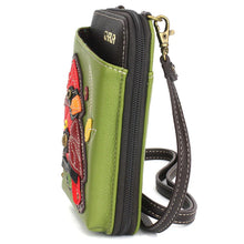 Load image into Gallery viewer, Chala Wallet Crossbody Cardinal Green
