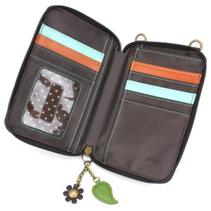 Chala Wallet Crossbody Cardinal Green