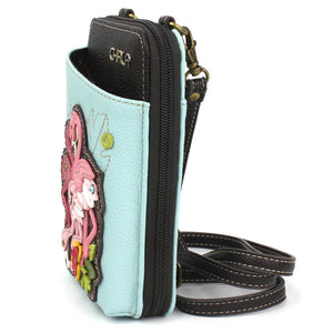 Chala Wallet Crossbody Flamingo Group Blue