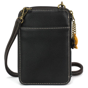 Chala Wallet Crossbody Gray Tabby Cat Black