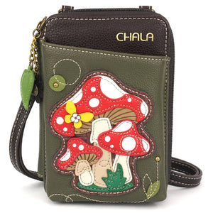 Chala Wallet Crossbody Mushroom Olive